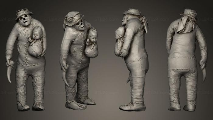 Figurines heroes, monsters and demons (Bizango Soldier, STKM_0134) 3D models for cnc